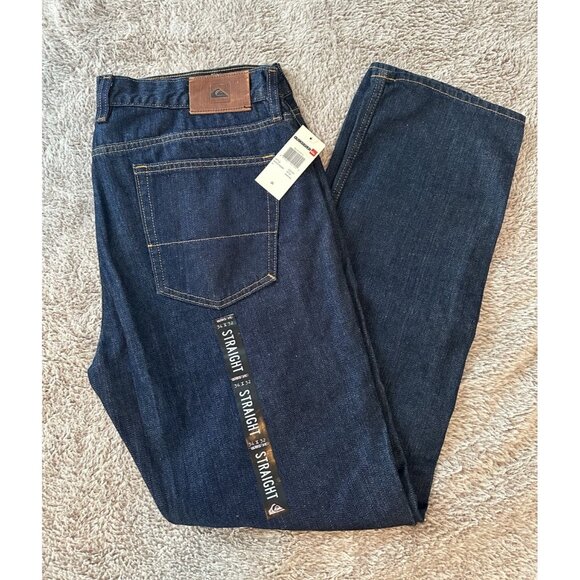 Quiksilver Men’s Jeans Revolver Straight Fit Size 36x32 New - Picture 13 of 13